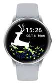 YAMAY Smartwatch 2020 Ver. IP68 Waterproof Customized Watch Faces, Watches for Men Women Fitness Tracker Heart Rate Monitor Watch, Smartwatch Compatible with iPhone Samsung Android Phones (Gray)