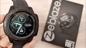 ZEBLAZE VIBE 5 smart watch fitness tracker UNBOXING REVIEW ...