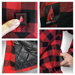 ActionHeat 5V Battery Heated Flannel Shirt