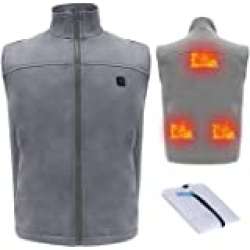 Vinmori Heated Vest, Washable Size Adjustable ...