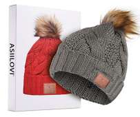 ASIILOVI Bluetooth Beanie (03-Gray)