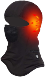Battery Balaclava Face Ski Mask,Windproof Heated Hat ...
