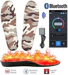 Best Seller MANTUOLE Rechargeable Smart Heated Insoles