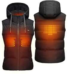 DEWBU Heated Vest for Women with 7.4V Battery Electric ...