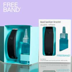 Freeband hand sanitizer wristbands