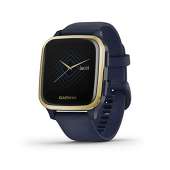Garmin Venu Sq Music - Light Gold and Navy Blue (010-02426-02)