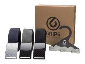 Grip6 Carbon Pack - 3 Interchangeable Belts with Carbon ...