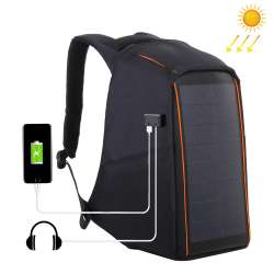 HAWEEL 12W Flexible Solar Panel Power Backpack Anti Theft ...