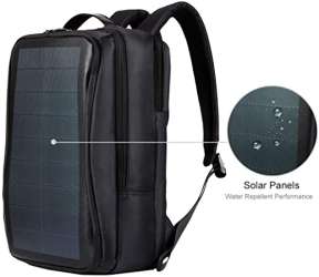 HAWEEL Solar Backpack, Flexible Solar Panel 14W Power