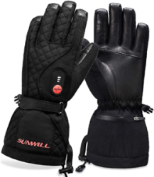 Heated Winter Gloves - Rechargable Batteries