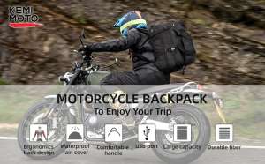 Helmet Bags Large Capacity Motorbike Backpack Waterproof Storage