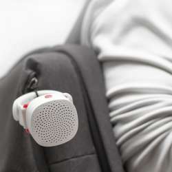 Manln White Mini Bluetooth Speaker Wearable On Wrist