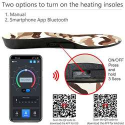 MANTUOLE Rechargeable Smart Heated Insoles. Control ...