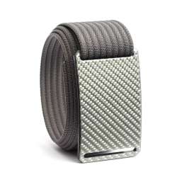 Men's Silverglass Carbon Fiber Web Belt - GRIP6