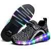 Qneic Roller Sneakers Retractable Wheel Shoes for Girls Boys Kids Thanksgiving Christmas Everyday... Qneic Roller Sneakers Retractable Wheel Shoes for Girls Boys Kids Thanksgiving Christmas Everyday...