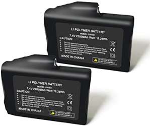 Rechargeable 7.4V 2200MAH/3000MAH Li-ion Batteries