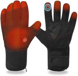 SAVIOR HEAT Heated Gloves for Men Women, Electric