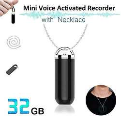 Voice Recorder, Hfuear 32GB Mini Voice Activated Recorder ...
