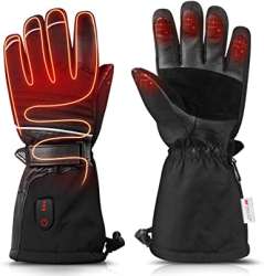 ZEROFIRE Heated Gloves for Men & Women, Waterproof