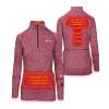 Venture Heat Women's Heated Shirt Thermal Underwear with Battery Pack - Long John, 1/4 Zip... Venture Heat Women's Heated Shirt Thermal Underwear with Battery Pack - Long John, 1/4 Zip...