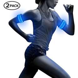 Bseen LED Armband For Walking Running (Blue) Clothing