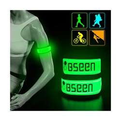 BSEEN LED Armband LED Slap Bracelets, Adjustable Strap Safety