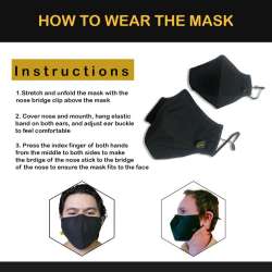 Copper Ion Infused Face cloth mask 4 Layer Anti Microbial ...