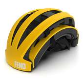 FEND Foldable Bike Helmet - Durable, Lightweight Helmet for Adults - Safety Certified Bicycle Accessories - Skateboard, Bicycle, Road Bike & Mountain Bicycling Helmet - Adjustable & Compact
