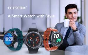 LETSCOM Smart Watch,Fitness Tracker with Heart Rate