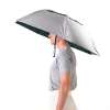 Luwint 36'' Diameter Elastic Fishing Gardening Folding Umbrella Hat Headwear, Silver Luwint 36'' Diameter Elastic Fishing Gardening Folding Umbrella Hat Headwear, Silver