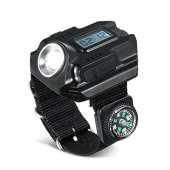 Portable Rechargeable Wrist Light - Waterproof LED Tactical Flashlight for Outdoor Running Hiking Camping Birthday Gift