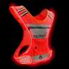 RICOVO LED Rechargeable Safety Vest with Pocket and Zipper for Night Running (Orange/Red) RICOVO LED Rechargeable Safety Vest with Pocket and Zipper for Night Running (Orange/Red)