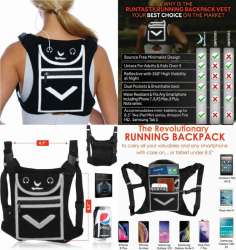 Running Mini Backpack Vest for Men & Women - Reflective ...