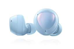 Samsung Galaxy Buds+ Plus, True Wireless Earbuds (Wireless Charging Case included), Cloud Blue – US Version