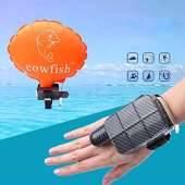 Sdoveb Anti-Drowning Bracelet, Lifesaving Bracelet, Portable Water Rescue Tool, Wearable Floating Wristband, Swimming Safety Device, for Adults and Kids (Orange)