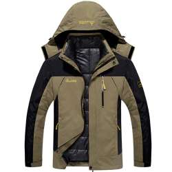 Ski Jacket Men Waterproof Snowboard Jacket Thermal Coat ...