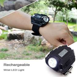 Super Bright Wrist LED Light Rechargeable Waterproof LED