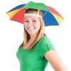 Umbrella Hat (Pack of 2) - 20 Inch, Hands Free, Funny Rainbow Colorful Beach Party Hats,... Umbrella Hat (Pack of 2) - 20 Inch, Hands Free, Funny Rainbow Colorful Beach Party Hats,...
