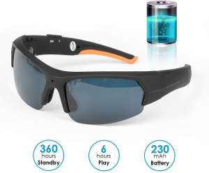 Bluetooth Sunglasses Camera Built-in 32GB Memory Card