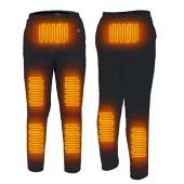 FERNIDA Heated Pants USB 5V Electric Heating Pants for Men Women Outdoor Winter Heating Trouser, 8 Heating Zone, Battery Not Included(Medium) Black