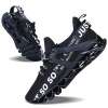 Mens Running Shoes Non Slip - Black White, US 12 Mens Running Shoes Non Slip - Black White, US 12