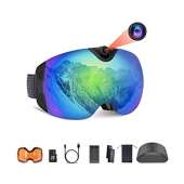 OhO Camera Ski Goggles, 4K Camera Snowboard Goggles with WiFi Feature and Adjusted View of Video Recroding with Extra an Orange Lens