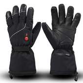SAVIOR HEAT Heated Gloves, Unisex Rechargeable Battery Powered Electric Heating Glove for Winter Outdoor Working Snow Ski Snowboarding Hunting Snowmobiling Motorcycle Riding (Black S14, XX-Large)