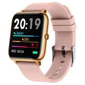 Smart Watch, Popglory 1.4 inch LCD Full Touch Screen Smartwatch with Blood Pressure, Blood Oxygen Monitor, Fitness Tracker with Heart Rate Monitor, Fitness Watch for Android & iOS for Men Women