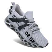 UMYOGO Mens Road Running Shoes - Grey