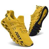 UMYOGO Men's Running Shoes - Yellow
