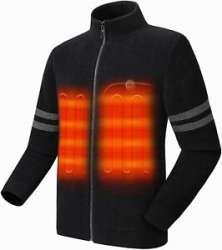 Venustas Men's Heated Sweater with Battery Pack 7.4V ...
