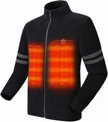 Venustas Men's Heated Sweater with Battery Pack 7.4V