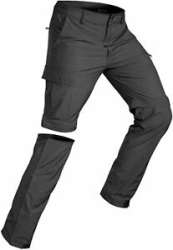 Wespornow Men's-Convertible-Hiking-Pants Quick Dry ...