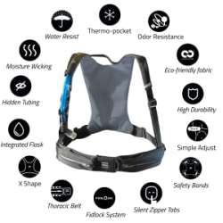 Fitly Minimalist Running Pack : Sports & Outdoors